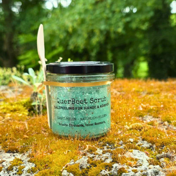 Feinste Seifen QuerBeet Scrub – Salzpeeling für Gartenhände